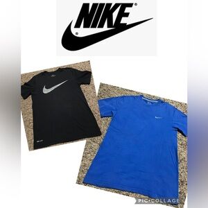 Nike Black and Blue Short Sleeve Tee Bundle